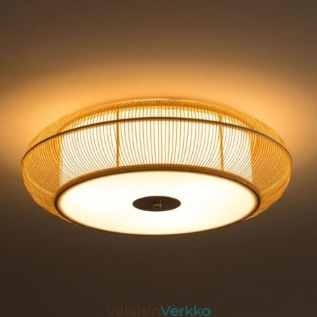Kiinalainen erityinen Bamboo Flush Mount Luova japanilainen pyöreä kattovalo Kiinalainen erityinen Bamboo Flush Mount Luova japanilainen pyöreä kattovalo