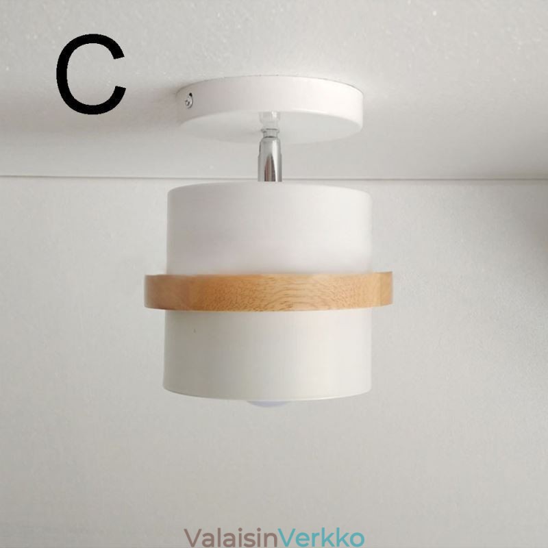 Pyöreä Macaron Spotlight kromaattinen kattovalo (yksi valo)