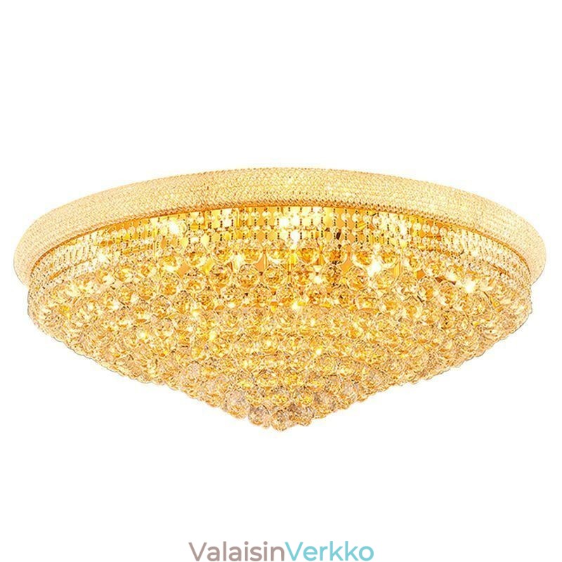European Flush Mount Light Ylellinen kristallikattovalaisin