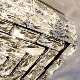 Crystal kattovalaisin uppoasennus kolme väriä himmennettävissä