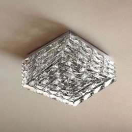 Crystal kattovalaisin uppoasennus kolme väriä himmennettävissä