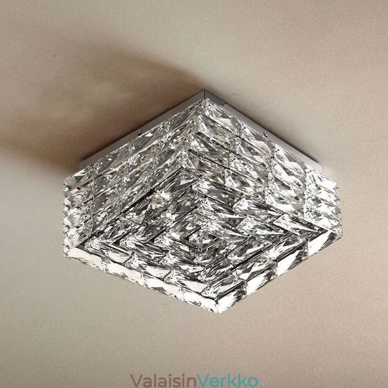 Crystal kattovalaisin uppoasennus kolme väriä himmennettävissä