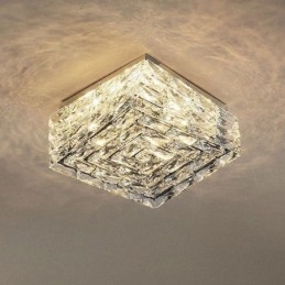 Crystal kattovalaisin uppoasennus kolme väriä himmennettävissä