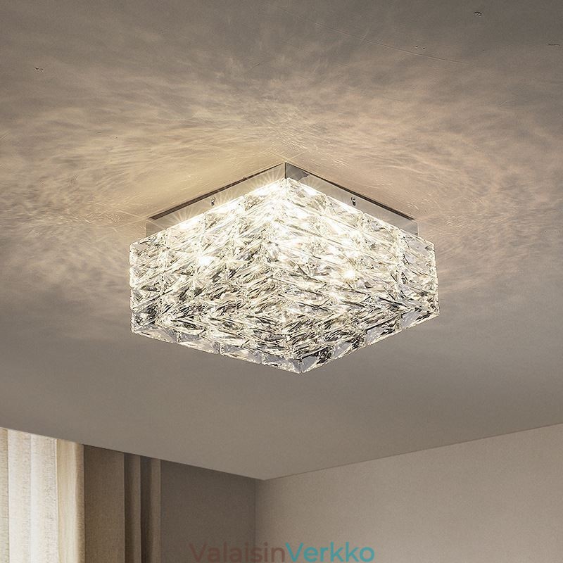 Crystal kattovalaisin uppoasennus kolme väriä himmennettävissä
