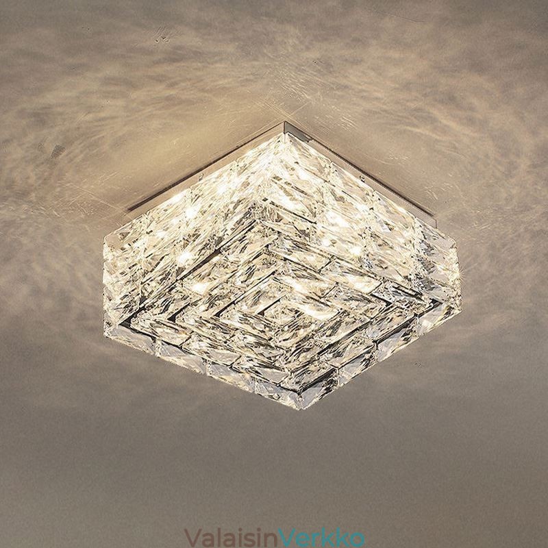 Crystal kattovalaisin uppoasennus kolme väriä himmennettävissä