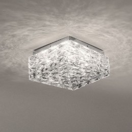 Crystal kattovalaisin uppoasennus kolme väriä himmennettävissä