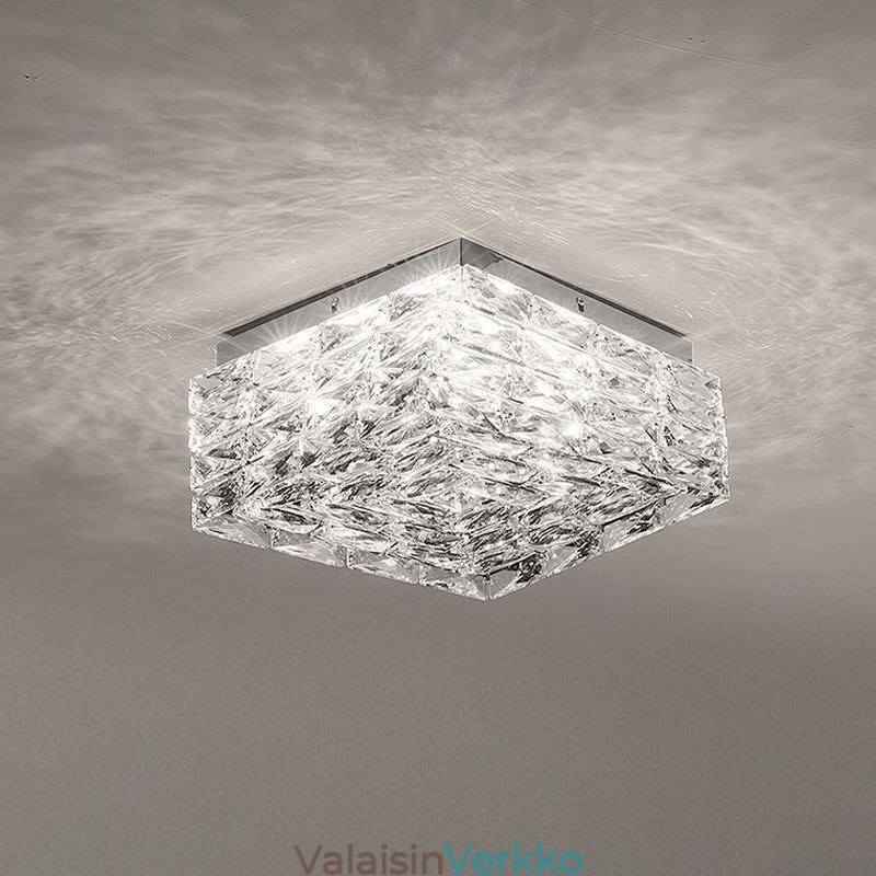 Crystal kattovalaisin uppoasennus kolme väriä himmennettävissä