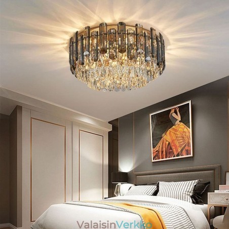Crystal Ceiling Light Yksinkertainen moderni pyöreä upotettava koristevalo Crystal Ceiling Light Yksinkertainen moderni pyöreä upotettava koristevalo