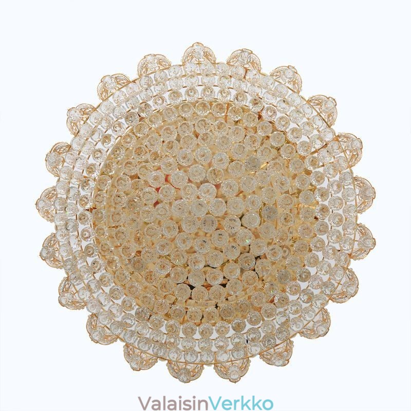 Eurooppalainen uppoasennettu kristallikatotovalo