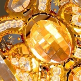 Eurooppalainen uppoasennettu kristallikatotovalo