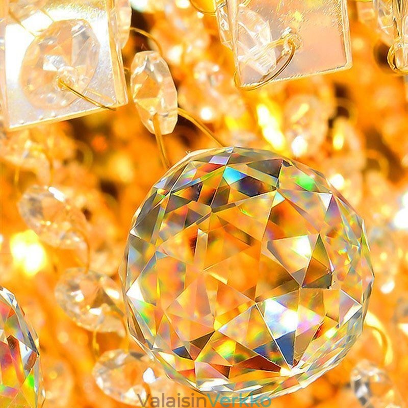 Eurooppalainen uppoasennettu kristallikatotovalo