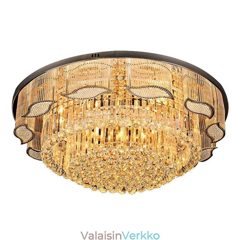 Crystal Ceiling Light Nykyaikainen yksinkertainen pyöreä upotettava valaisin