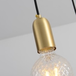 Nordic Brass 3 Riipus Cluster Light Island Creative Minimalist Valaisin