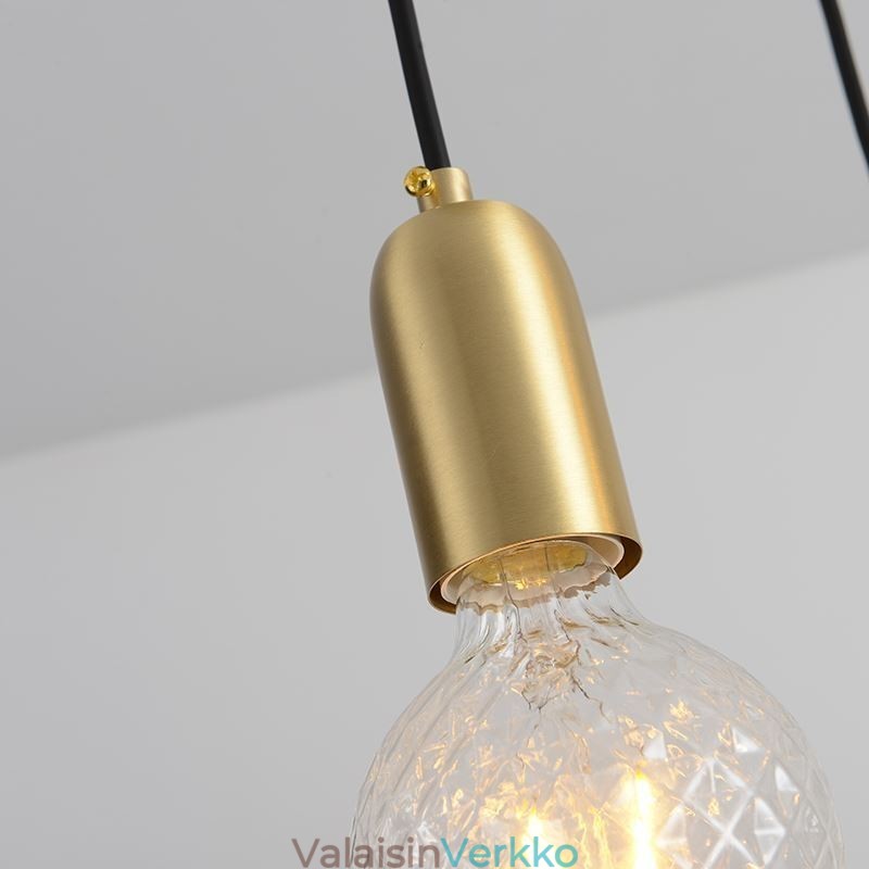 Nordic Brass 3 Riipus Cluster Light Island Creative Minimalist Valaisin
