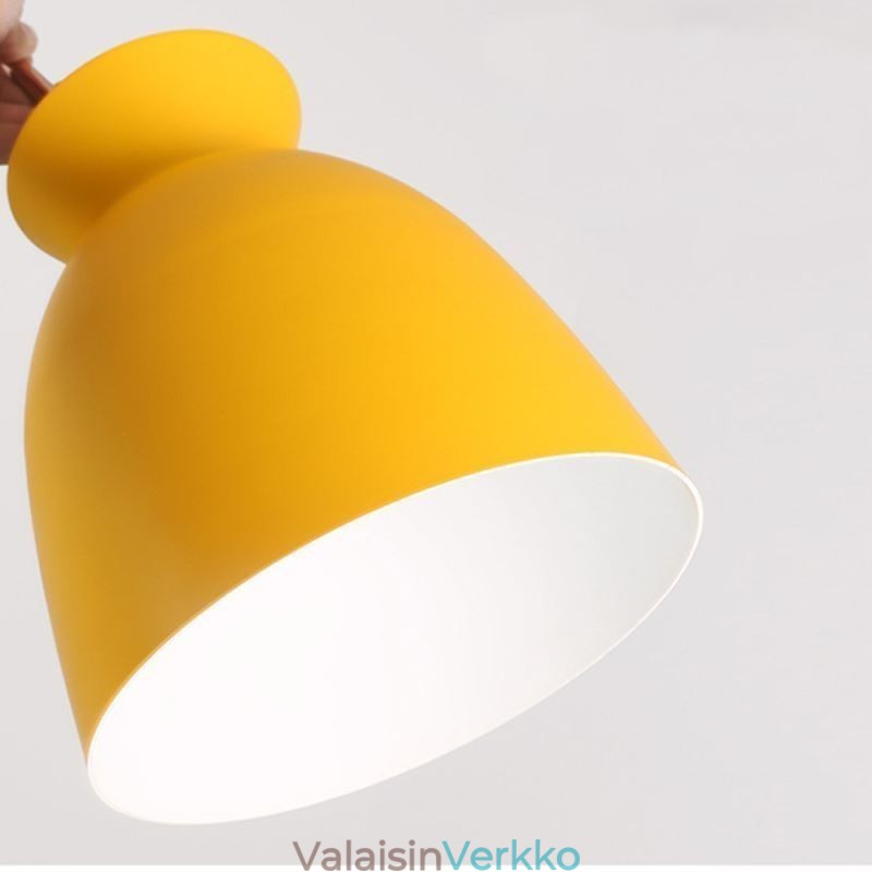 Nordic Simple Macaron riippuvalaisin Iron Arti Three Lights
