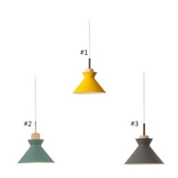 Pohjoismainen Macaron Island 3 valoriippuvalaisin Simple Iron Arti Three Lights
