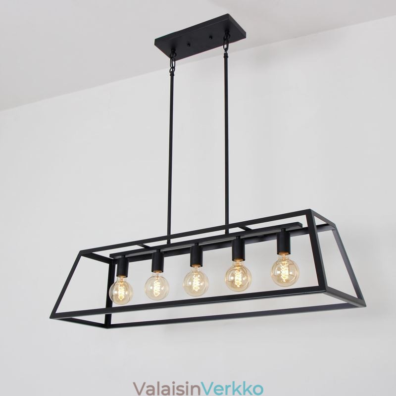 Teollinen metalliriippuvalaisin puolisuunnikkaan muotoinen riippuva kattovalaisin