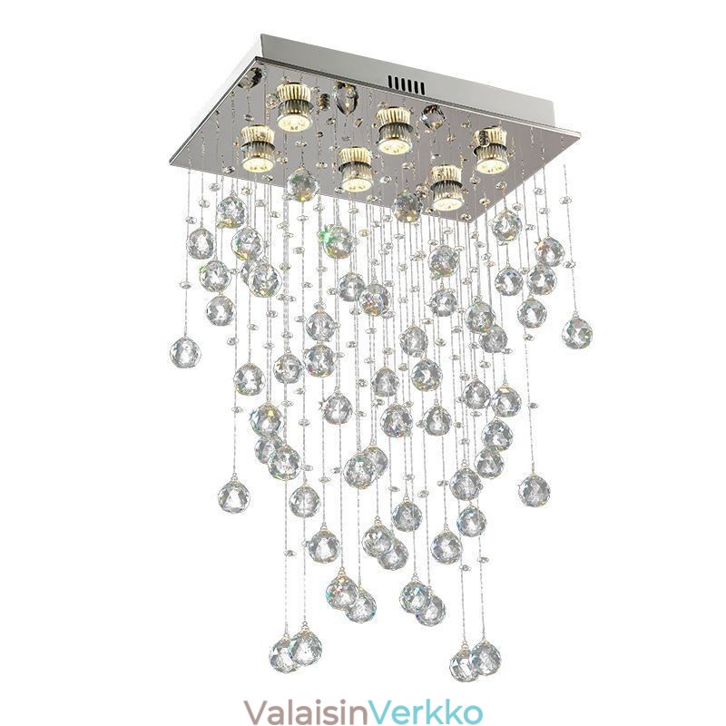 Moderni Crystal Kattokruunu Uppoasennettu kattovalaisin