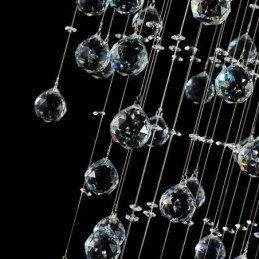 Moderni Crystal Kattokruunu Uppoasennettu kattovalaisin