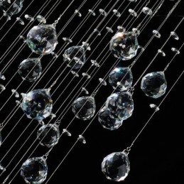 Moderni Crystal Kattokruunu Uppoasennettu kattovalaisin