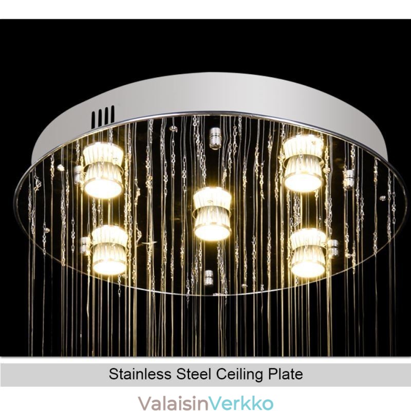 Crystal Chandelier Contemporary elegantti kattovalaisin Duplex Stair