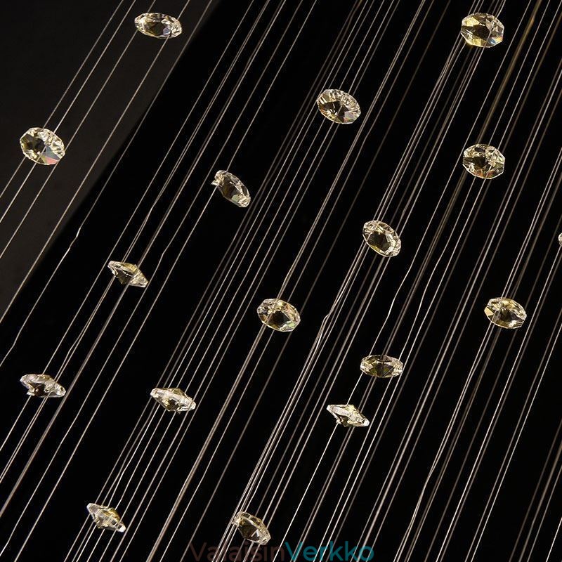 Crystal Chandelier Contemporary elegantti kattovalaisin Duplex Stair