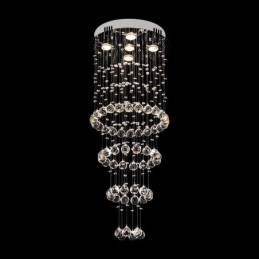 Crystal Chandelier Contemporary elegantti kattovalaisin Duplex Stair