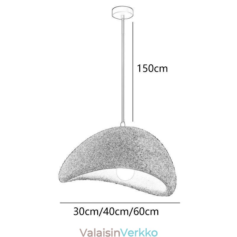 Hartsi riippuvalaisin Yksinkertainen kattovalaisin