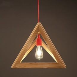 Nordic Wood Kattokruunu Cafe Vaatteet Luova Retro Koristeellinen Oak Kattokruunu