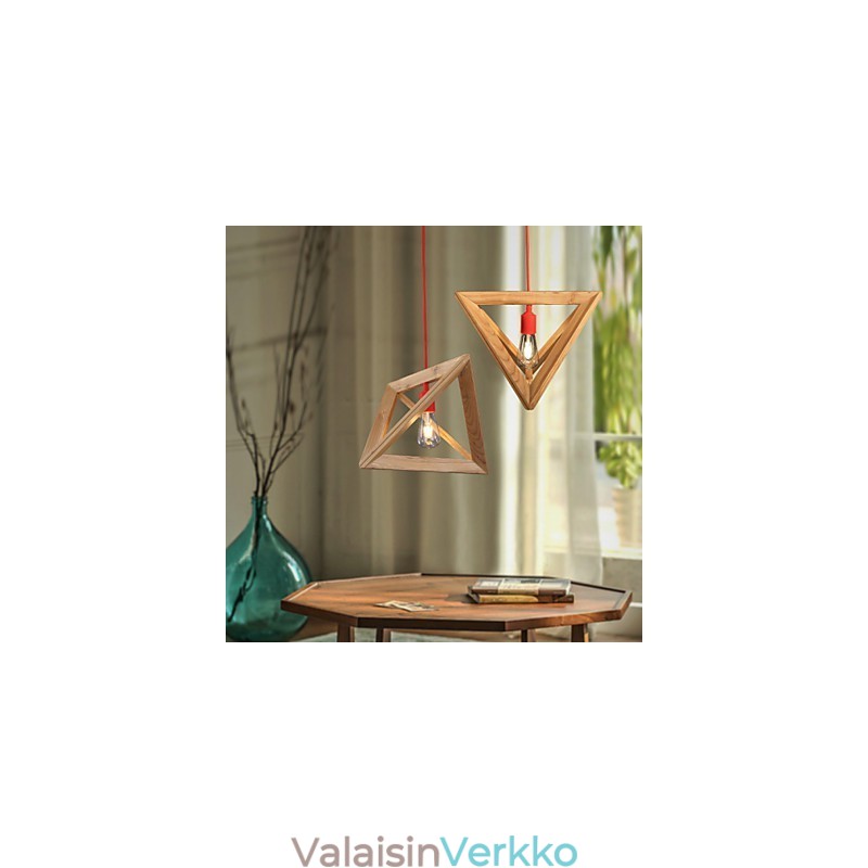 Nordic Wood Kattokruunu Cafe Vaatteet Luova Retro Koristeellinen Oak Kattokruunu