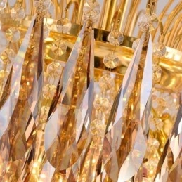 Kristalliriippuvalaisin Nykyaikainen kaksipuolinen koristeellinen kattovalaisin