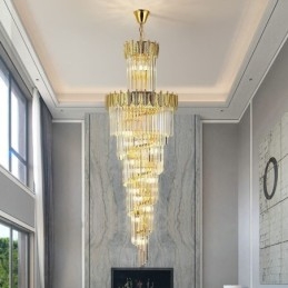 Kapeneva kristalliriippuvalaisin kaksipuolinen koristeellinen kattovalaisin