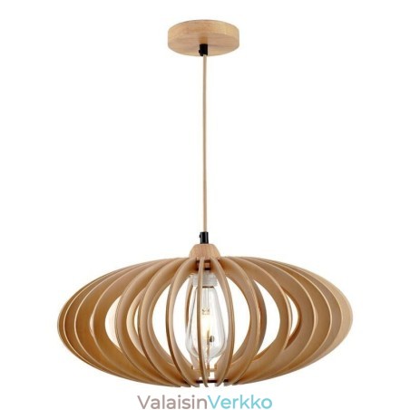 Hirsi Basswood kattovalaisin 17cm soikea puinen lampunvarjostin Hirsi Basswood kattovalaisin 17cm soikea puinen lampunvarjostin