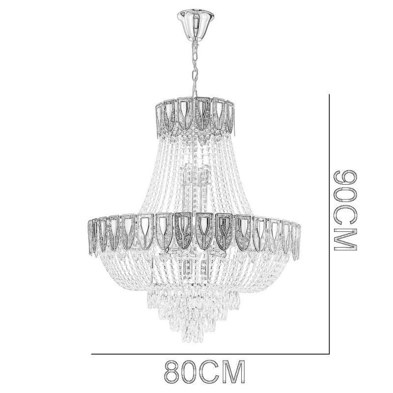 Crystal Pendant Light Ylellinen koristeellinen kattovalaisin