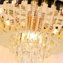 Crystal Pendant Light Gold Ylellinen koristeellinen kattovalaisin