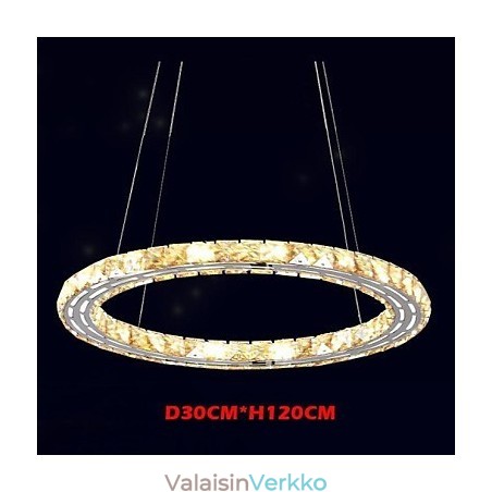 Kristalliriippuvalaisimet Valaisimet Modernit valaisimet Amber K9 Crystal Pyöreä Yksirengas 30cm Kristalliriippuvalaisimet Valaisimet Modernit valaisimet Amber K9 Crystal Pyöreä Yksirengas 30cm