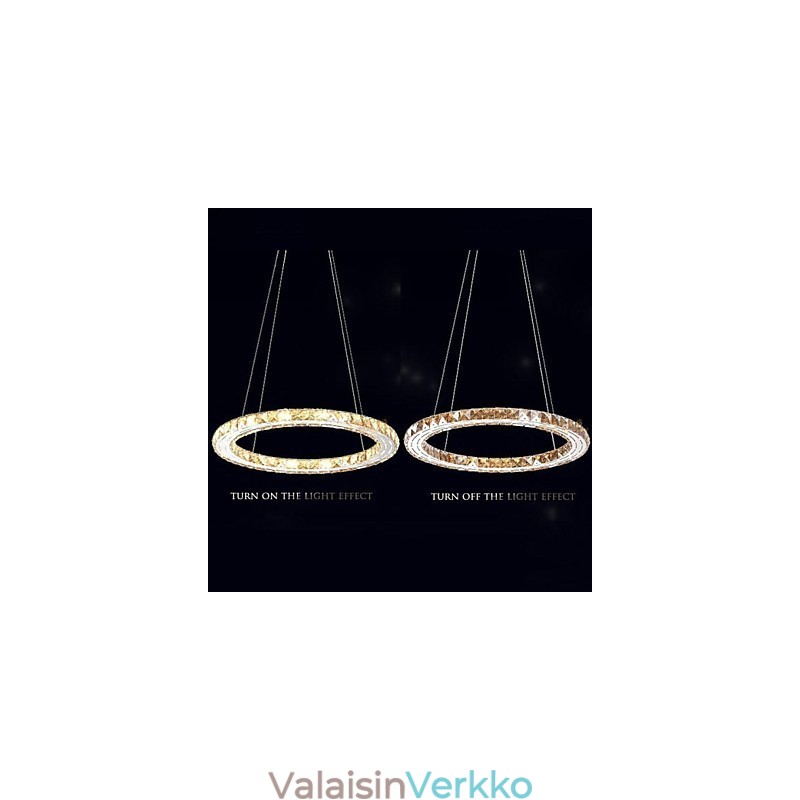 Kristalliriippuvalaisimet Valaisimet Modernit valaisimet Amber K9 Crystal Pyöreä Yksirengas 30cm