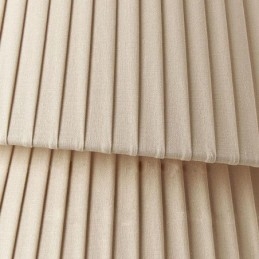 Pendant Light ranskalainen kermanvärinen kaksikerroksinen kangas lampunvarjostin kattovalaisin