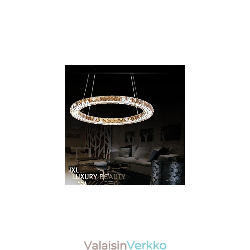 Kristalliriippuvalaisimet Valaisimet Modernit valaisimet Amber K9 Crystal Pyöreä Yksirengas 30cm
