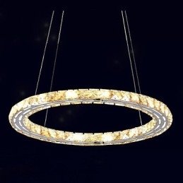 Kristalliriippuvalaisimet Valaisimet Modernit valaisimet Amber K9 Crystal Pyöreä Yksirengas 30cm