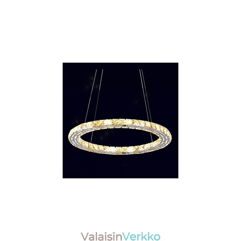 Kristalliriippuvalaisimet Valaisimet Modernit valaisimet Amber K9 Crystal Pyöreä Yksirengas 30cm