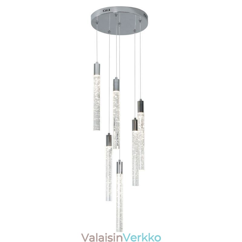 Riippuvalaisin Kromikristallipilariklusterikattovalaisin