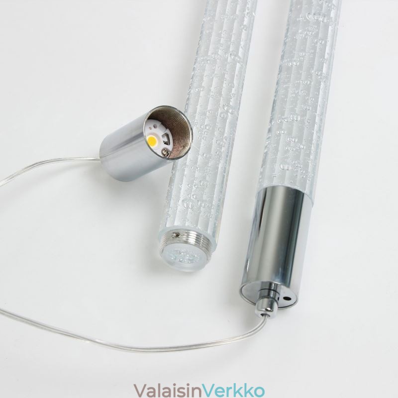 Riippuvalaisin Kromikristallipilariklusterikattovalaisin
