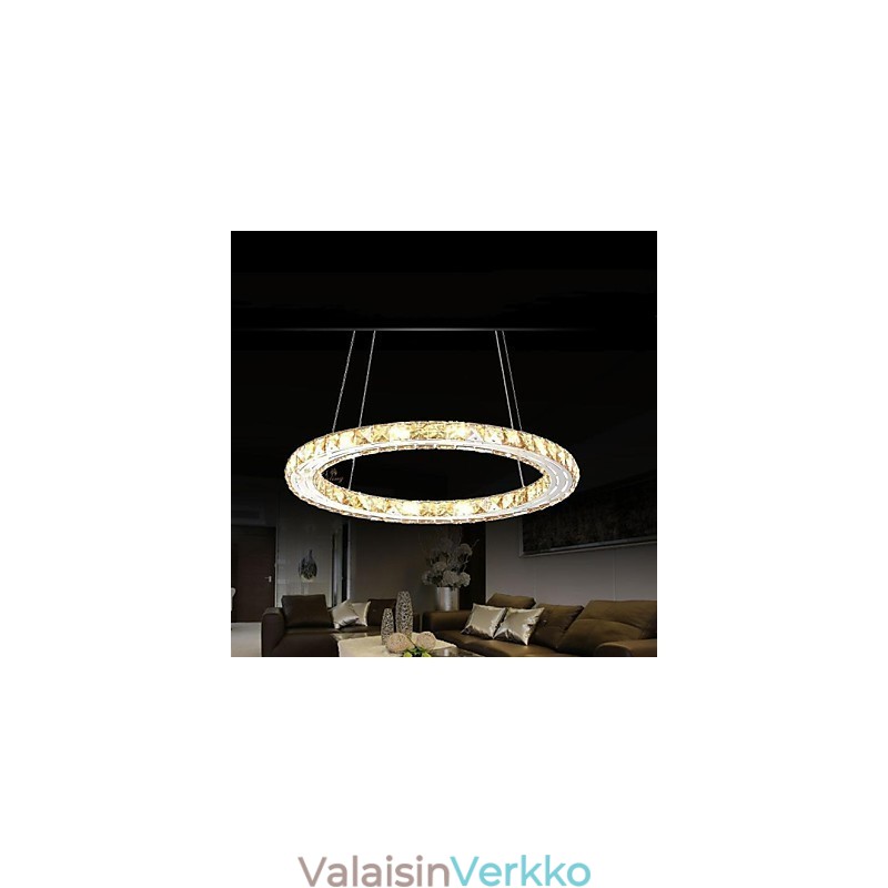 Kristalliriippuvalaisimet Valaisimet Modernit valaisimet Amber K9 Crystal Pyöreä Yksirengas 30cm