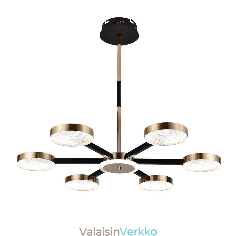 Riippuvalaisin Minimalistinen seitsemänpäinen pyöreä kattovalaisin