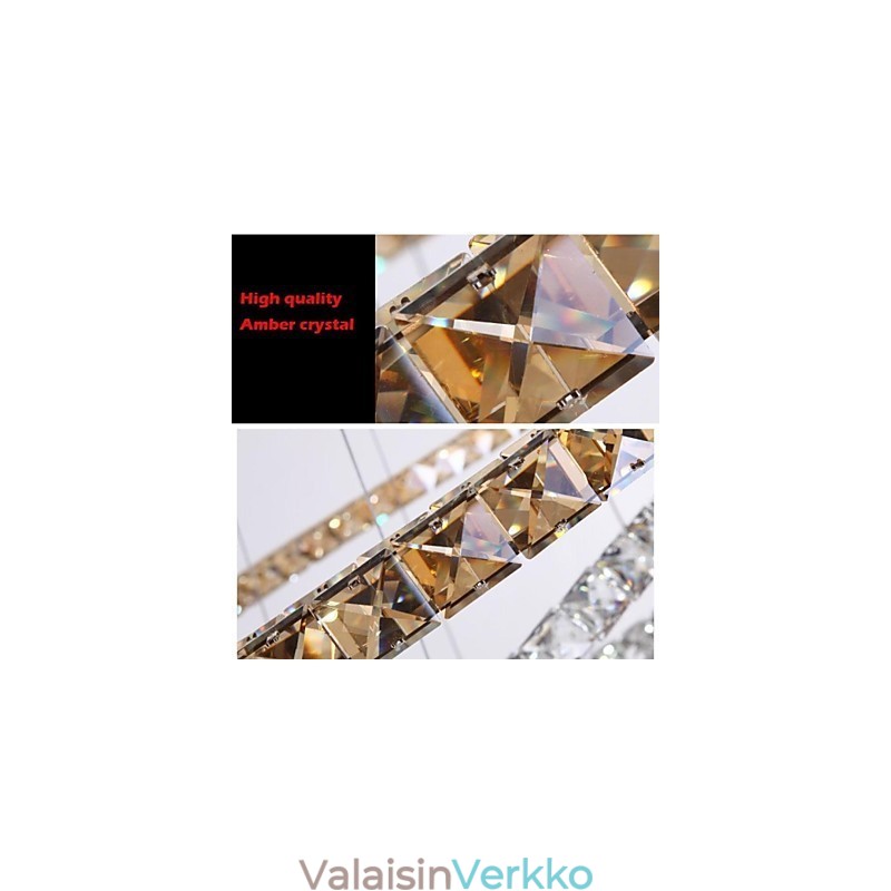 Kristalliriippuvalaisimet Valaisimet Modernit valaisimet Amber K9 Crystal Pyöreä Yksirengas 30cm