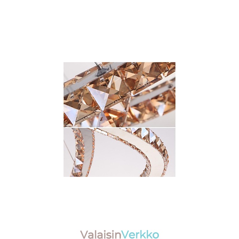 Kristalliriippuvalaisimet Valaisimet Modernit valaisimet Amber K9 Crystal Pyöreä Yksirengas 30cm