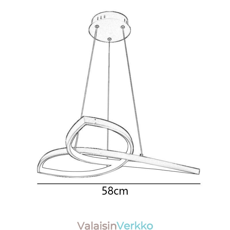 Riippuvalaisin Minimalistinen Clover kattovalaisin