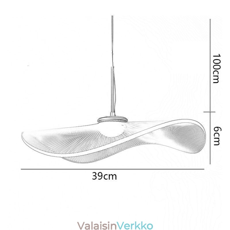 Riippuvalaisin Akryyli Lotus Leaf kattovalaisin
