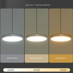 Riippuvalaisin Kolme otsavaloa pyöreä riippuvalaisin